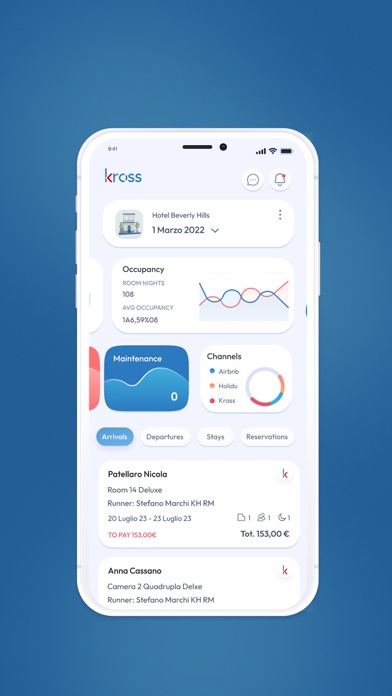 Kross Booking Screenshot