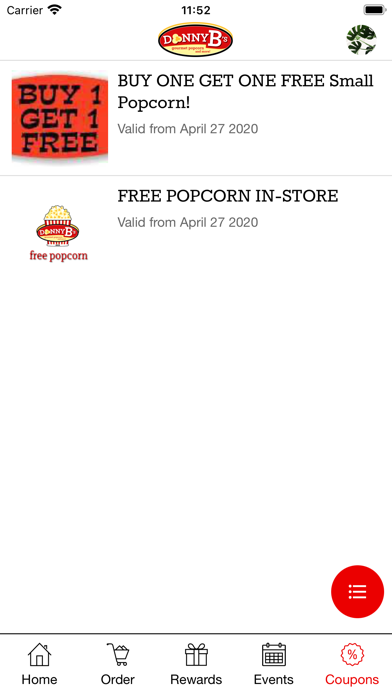 Donny B's Popcorn Screenshot
