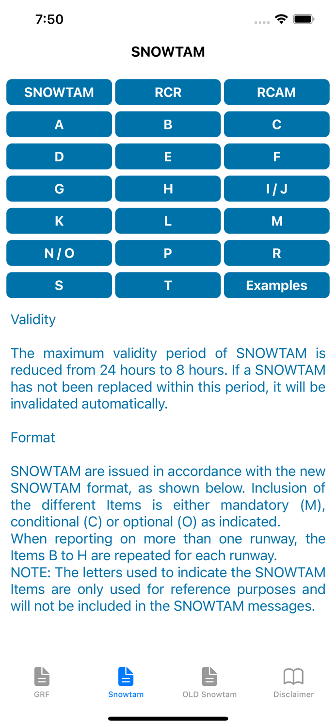 SNOWTAMS