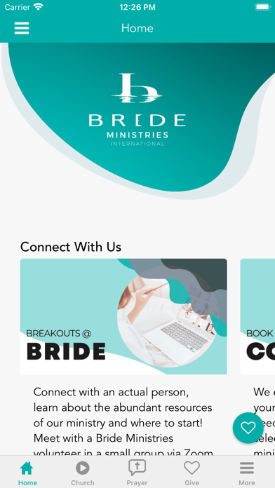 Bride Ministries App Screenshot