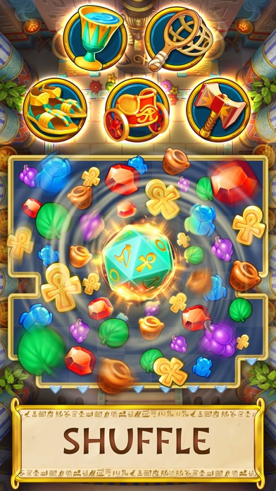 Jewels of Egypt・Match 3 Puzzle Screenshot