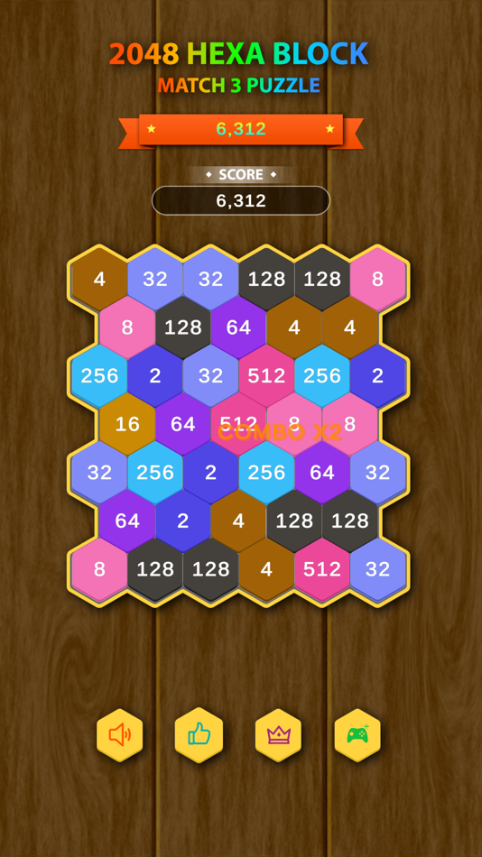 #6. Hexa Block - Match 3 Puzzle (iOS) By: Hoa Pham Van