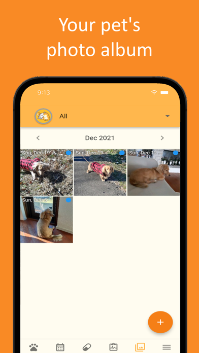 Pet care diary - pet care log Screenshot