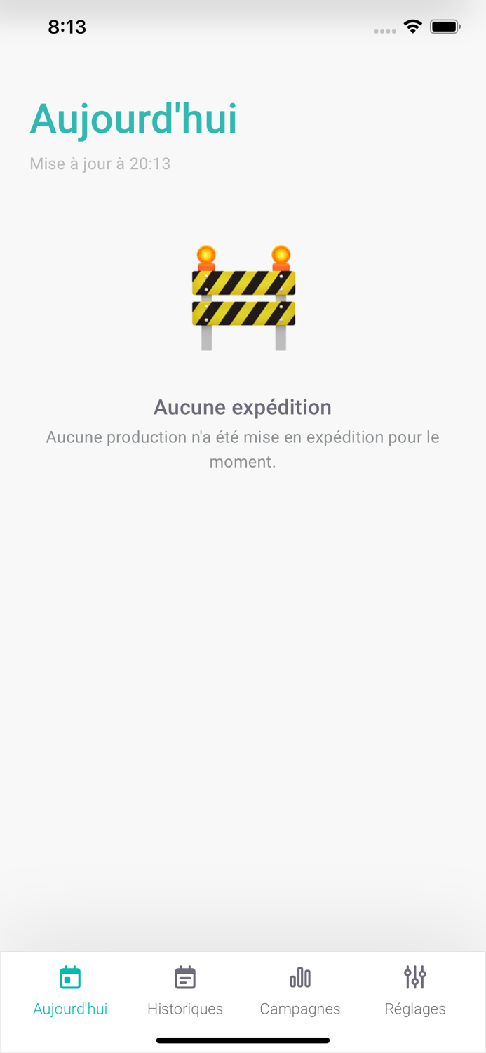 Agri IO - Suivi Expédition