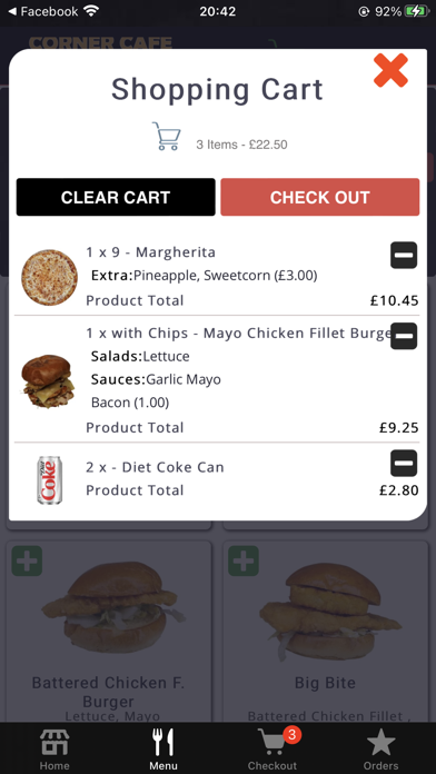 Corner Cafe Pizza Burger Screenshot