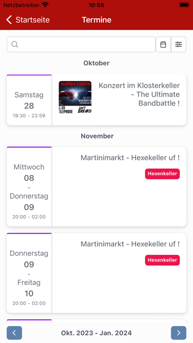 App der Narrenzunft Gengenbach Screenshot