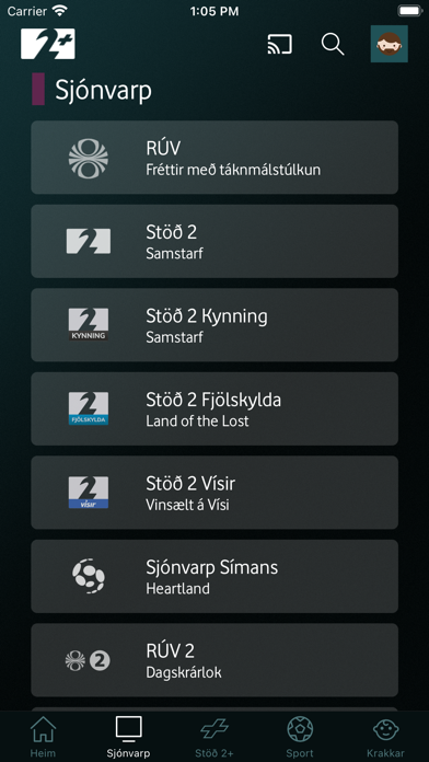 Stöð 2 Screenshot
