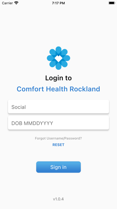 Comfort Hours Rockland Screenshot