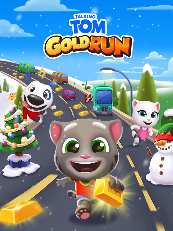 Talking Tom Gold Run App voor iPhone, iPad en iPod touch AppWereld