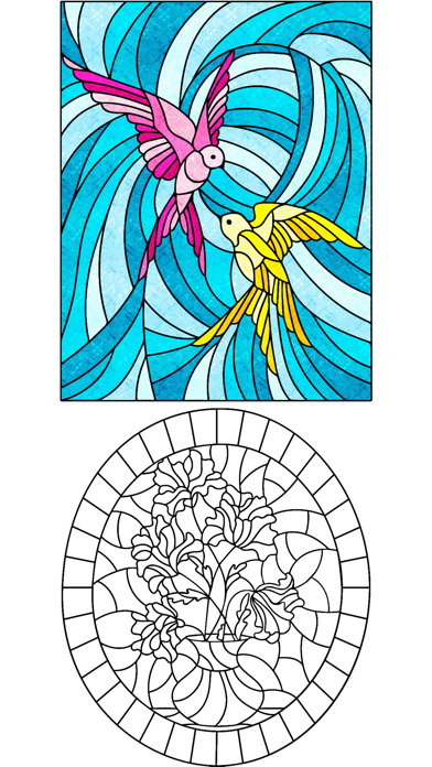 Stained Glass Paint by Number Screenshot