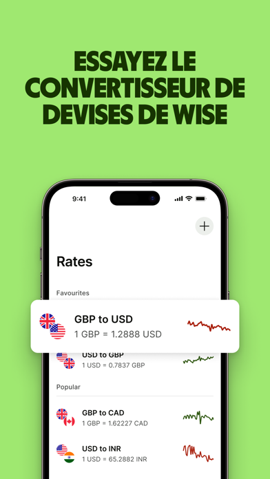 Screenshot #1 pour Convertisseur de devises Wise