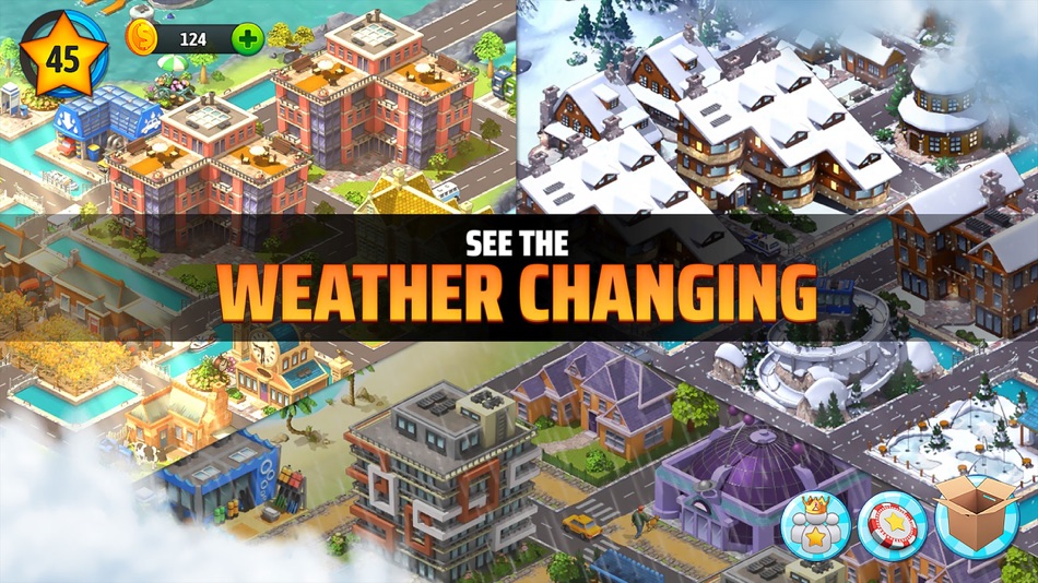 #7. City Island 5: Building Sim (iOS) Bởi: Sparkling Society Games B.V.