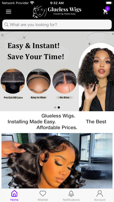 Glueless Wigs Screenshot
