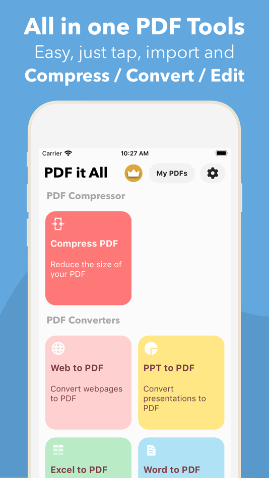 PDF it All Document Converter - 5.1.1 - (iOS)