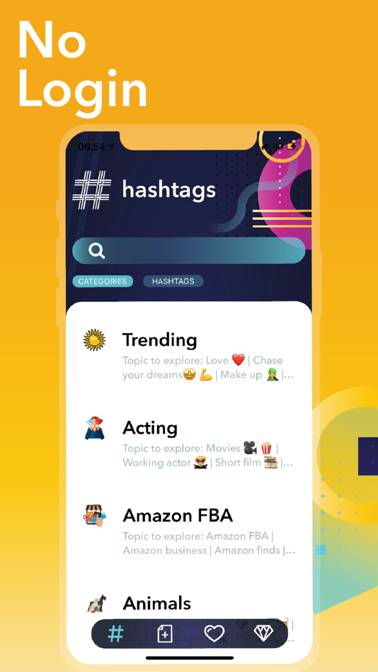 #1. Hashtag Generator App (iOS) 由: Eli Bitton