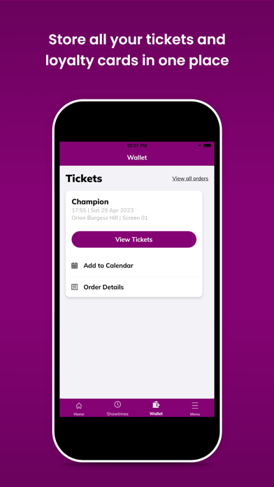 Orion Cinemas UK Screenshot