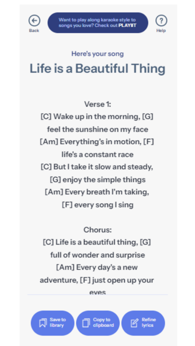 Joanne Coopers LyricLab Screenshot