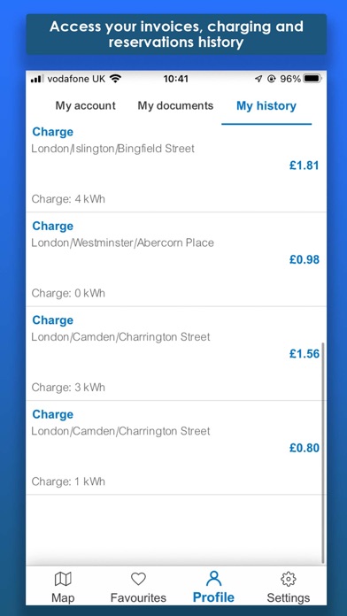 Source London charging network Screenshot