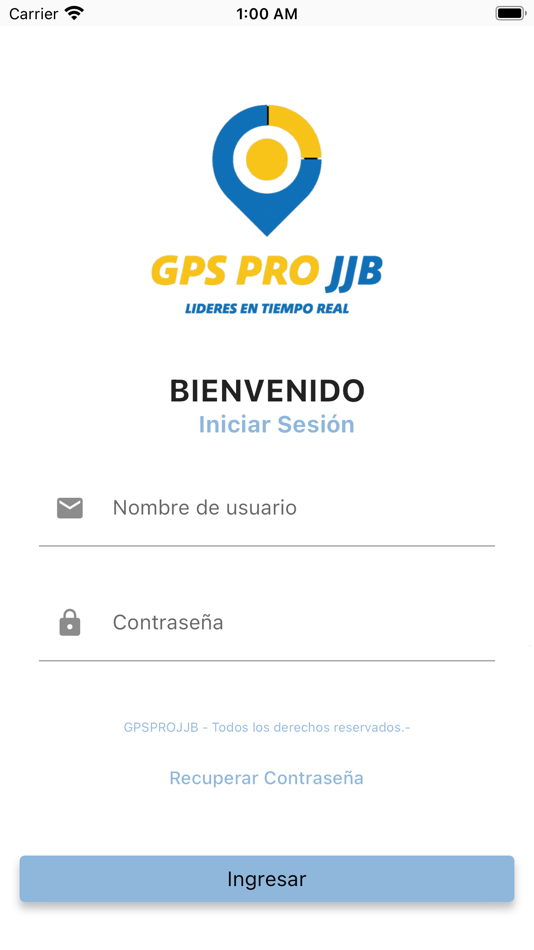 #1. GPSPROJJB (iOS) 由: Vladimir Leni Rafael Fermin Fermin