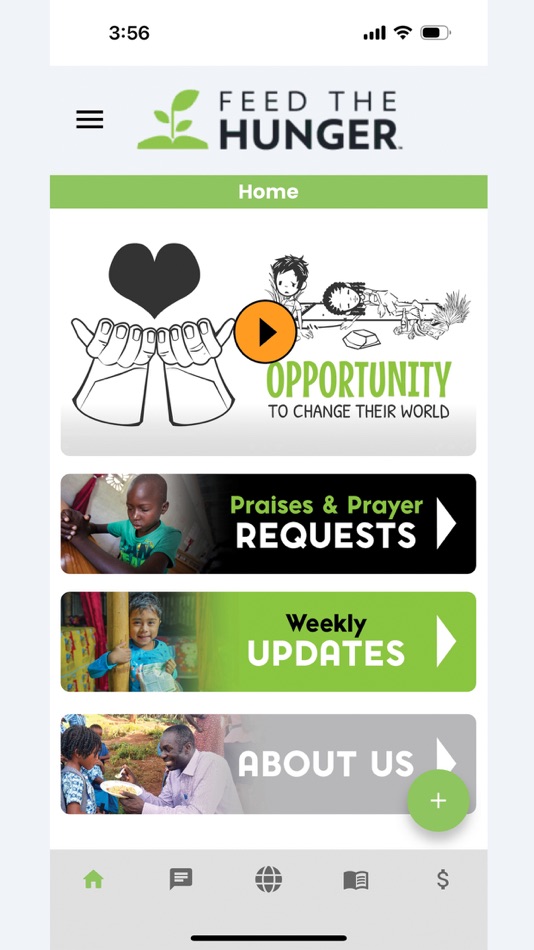 #1. Feed the Hunger App (iOS) Podle: Feed the Hunger, Inc.