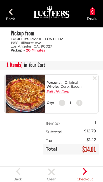 Lucifers Pizza Screenshot