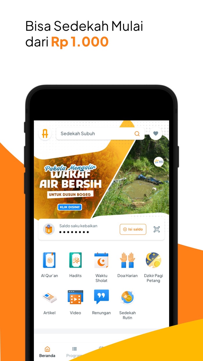 Amalsholeh Sedekah and Wakaf