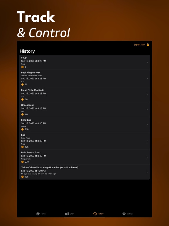 Cholesterol Tracker+ iPad screenshot 3 - Medical app