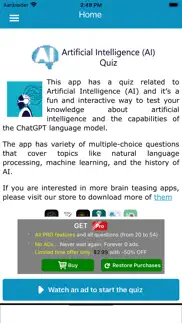 ai quiz iphone screenshot 1