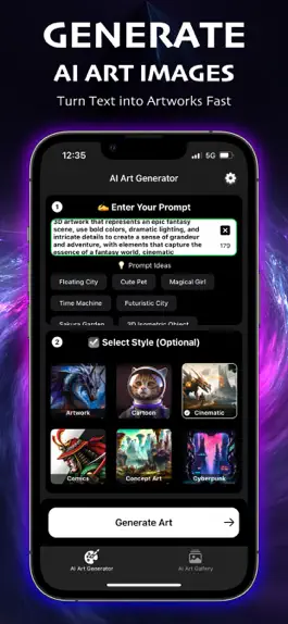 Game screenshot A.I Art Generator App mod apk