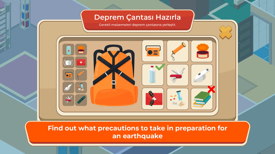 #2. Tatbikat: Depreme Hazırlık (iOS) By: Rune Games