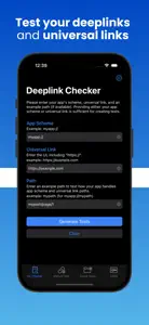 Deeplink Checker screenshot #1 for iPhone