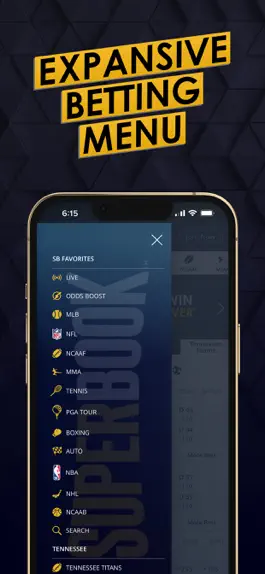 Game screenshot SuperBook Sports Tennessee hack