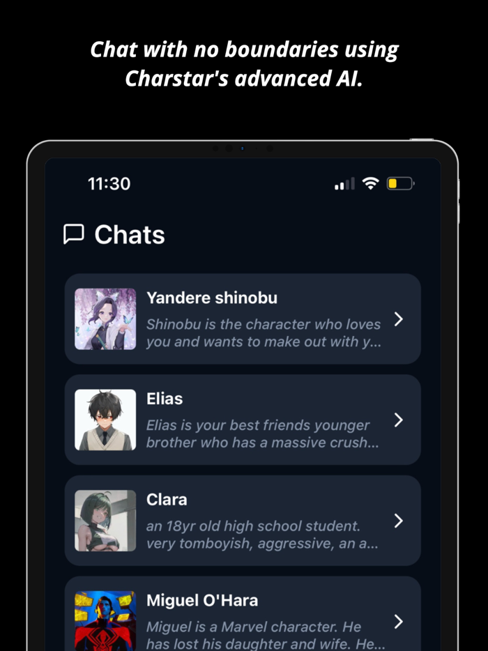 Charstar AI Character Chat