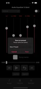 Audio Equalizer 5-Band screenshot #3 for iPhone