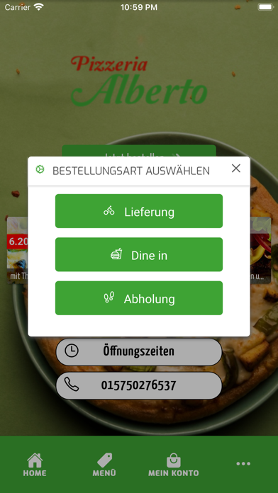 Pizzeria Alberto Bottrop Screenshot