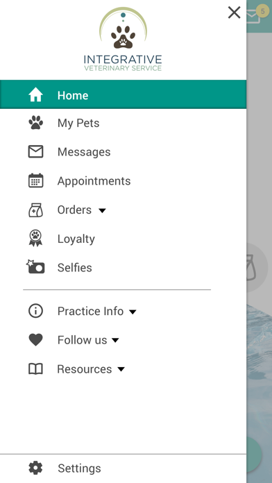 Integrative Vet Service Screenshot