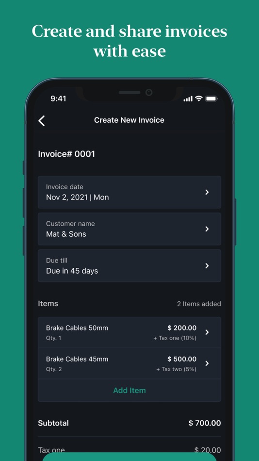 #2. Kepler Invoicing (iOS) Podle: Gyankaar Technologies Pvt Lmt