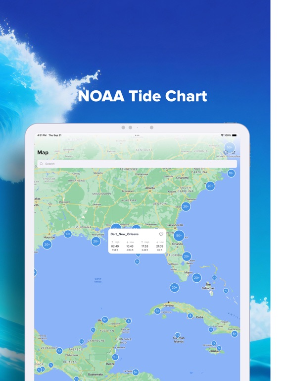 NOAA Tide Chart Proのおすすめ画像1
