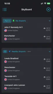 live flights iphone screenshot 1