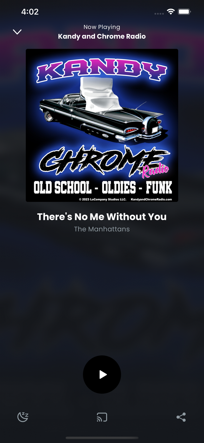 Kandy and Chrome Radio