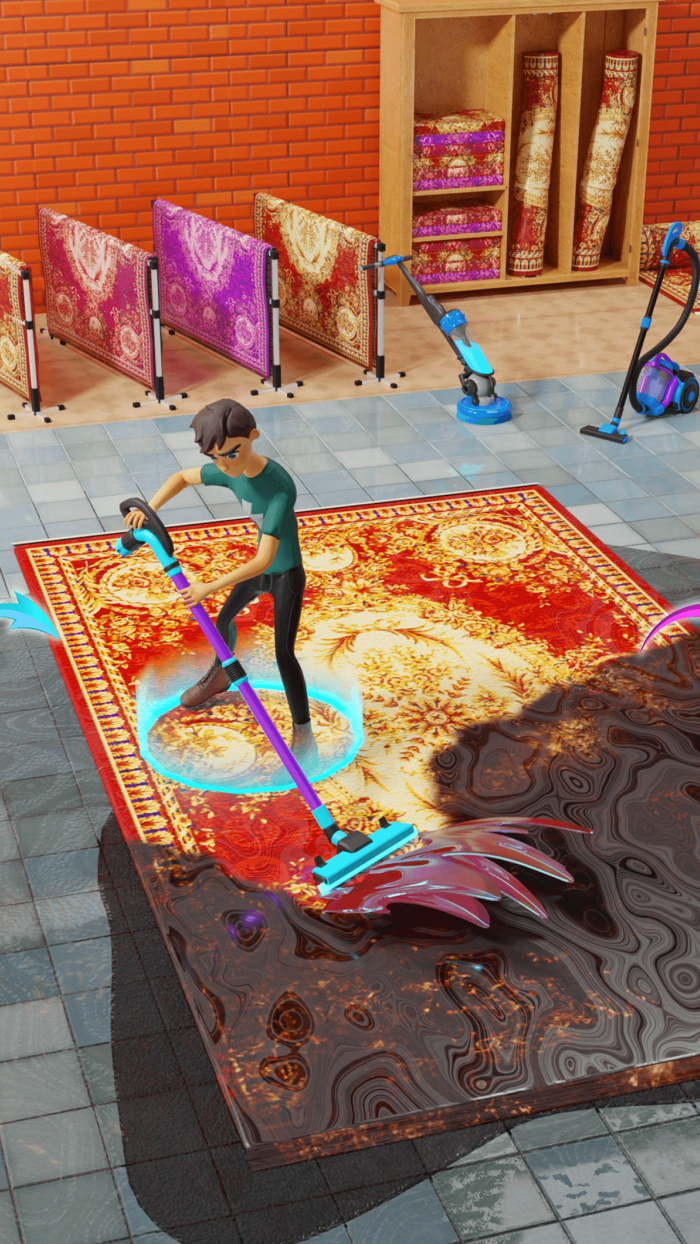 Clean The Carpet ASMR Washer