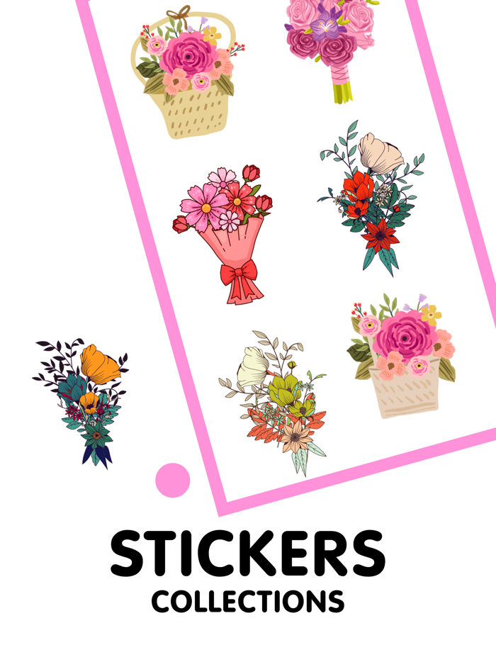 Bouquet Stickers Pack