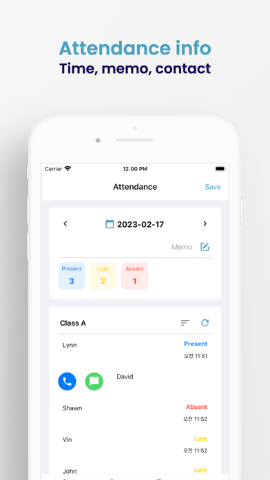 Attendance Tracker+ Screenshot