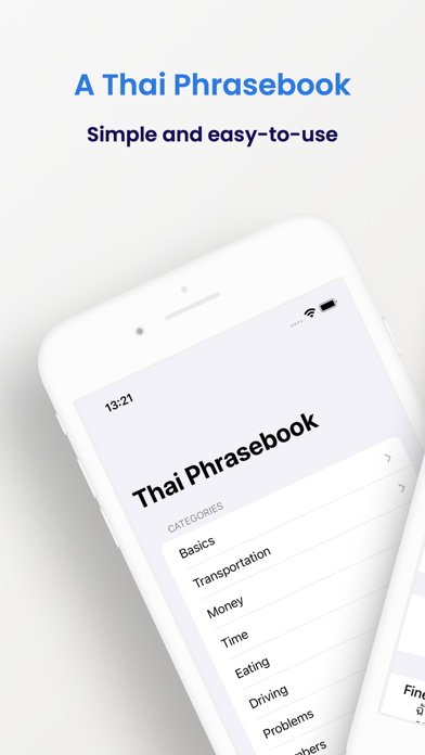 Thai Phrasebook (Travel) Screenshot