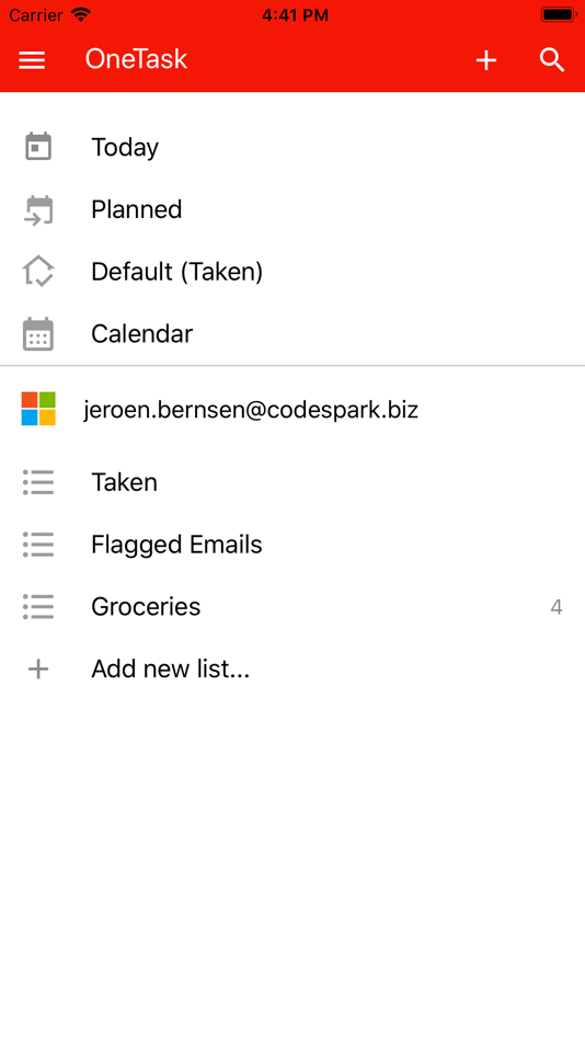One Tasks (iOS) By: Code Spark One Tasks (iOS) By: Code Spark
