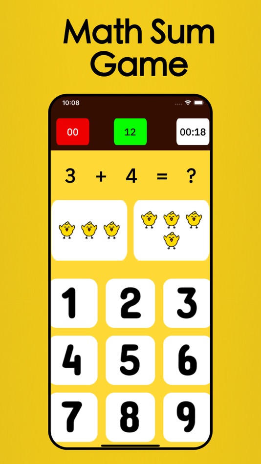 #3. Math Sum Game (iOS) By: Rashid Zia