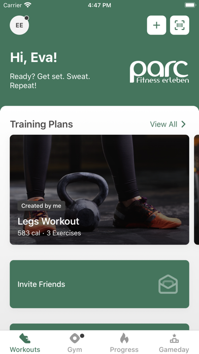 PARC Trainingcentre Screenshot