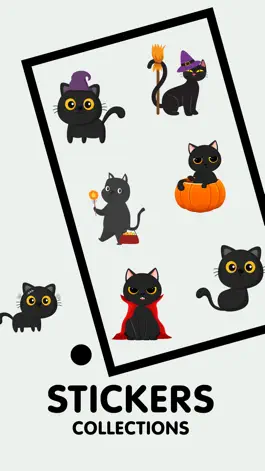 Game screenshot Animated Black Catmoji GIF apk