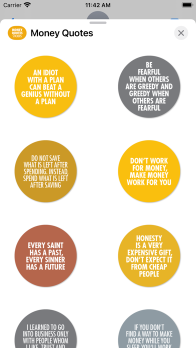 Money Quotes Stickers Screenshot