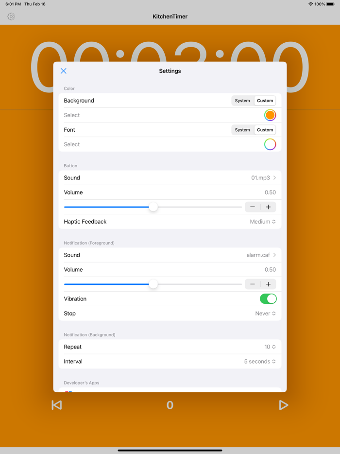 Kitchen Timer - Timer and Alarm